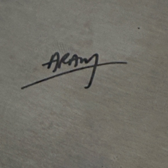 MICHAEL ARAM Calla Lily Marble Coaster White Gold - Picture 7 of 8